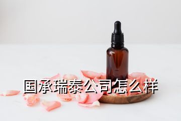 國承瑞泰公司怎么樣