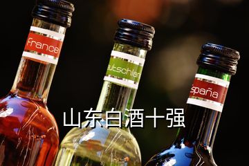 山東白酒十強