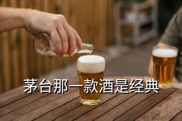 茅臺(tái)那一款酒是經(jīng)典