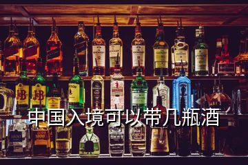 中國入境可以帶幾瓶酒