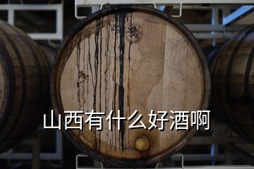 山西有什么好酒啊