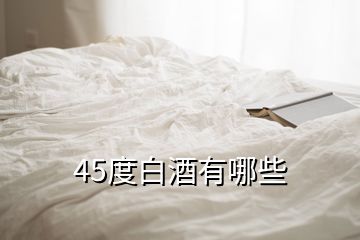 45度白酒有哪些