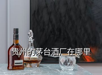 貴州的茅臺(tái)酒廠在哪里