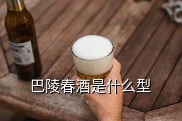 巴陵春酒是什么型