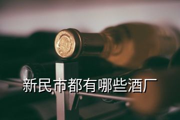 新民市都有哪些酒廠