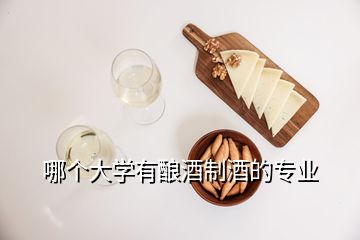 哪個大學有釀酒制酒的專業(yè)