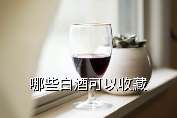 哪些白酒可以收藏