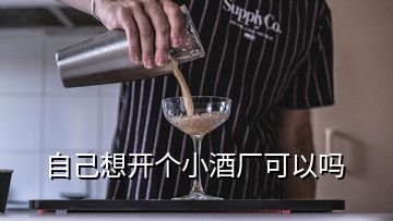 自己想開(kāi)個(gè)小酒廠可以嗎