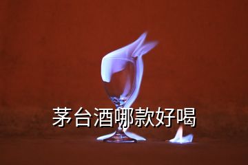 茅臺(tái)酒哪款好喝