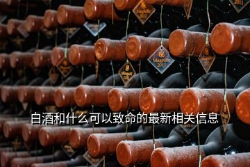 白酒和什么可以致命的最新相關(guān)信息