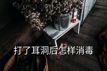 打了耳洞后怎樣消毒