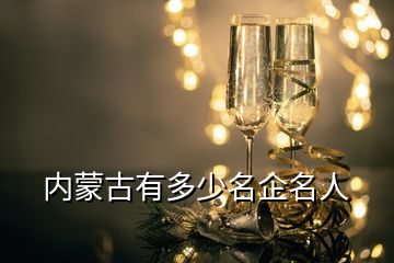 內(nèi)蒙古有多少名企名人