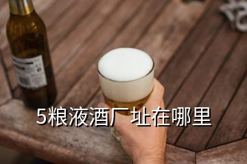 5糧液酒廠址在哪里