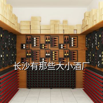 長沙有那些大小酒廠