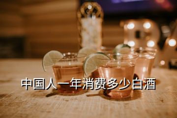 中國(guó)人一年消費(fèi)多少白酒