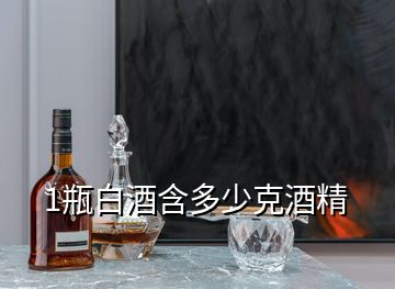 1瓶白酒含多少克酒精