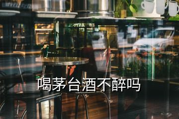 喝茅臺(tái)酒不醉嗎