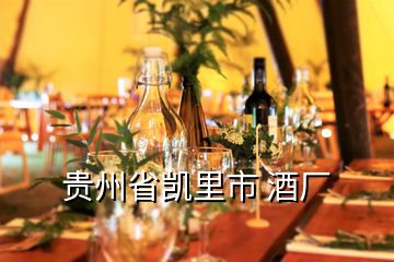 貴州省凱里市 酒廠