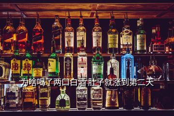 為啥喝了兩口白酒 肚子就漲到第二天