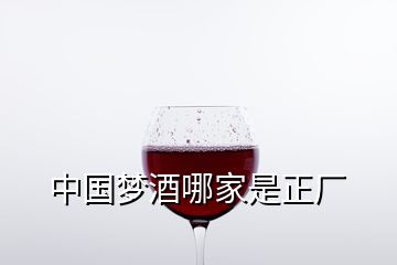 中國夢酒哪家是正廠