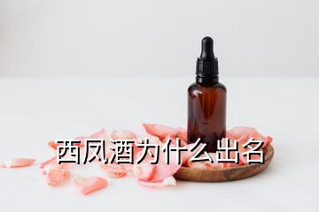 西鳳酒為什么出名