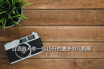 白酒泡人參一瓶15升的最多泡幾根啊