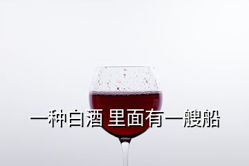 一種白酒 里面有一艘船