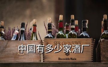 中國(guó)有多少家酒廠