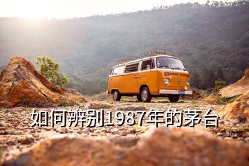 如何辨別1987年的茅臺(tái)