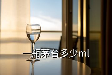 一瓶茅臺多少ml