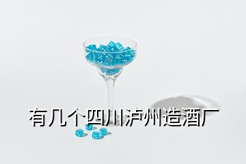 有幾個(gè)四川瀘州造酒廠