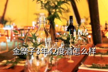 金糜子3年42度酒怎么樣