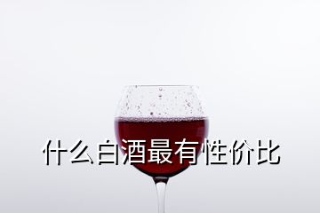 什么白酒最有性價比