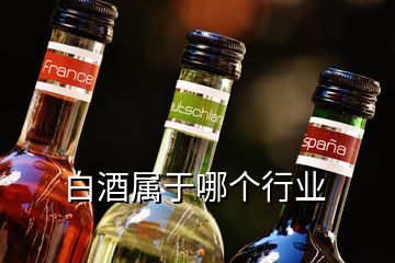 白酒屬于哪個(gè)行業(yè)