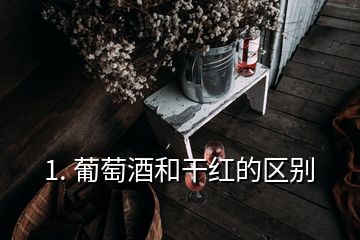 1. 葡萄酒和干紅的區(qū)別