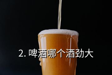 2. 啤酒哪個(gè)酒勁大