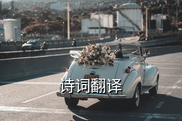 詩詞翻譯