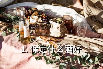 1. 保定什么酒好