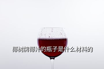 椰樹牌椰汁的瓶子是什么材料的