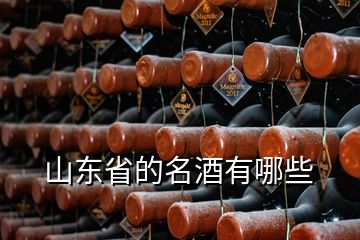 山東省的名酒有哪些