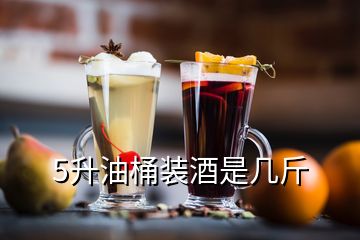 5升油桶裝酒是幾斤