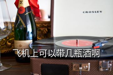 飛機上可以帶幾瓶酒啊