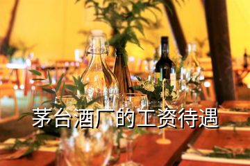 茅臺(tái)酒廠的工資待遇