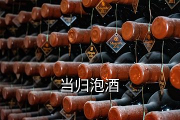 當(dāng)歸泡酒