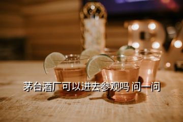 茅臺(tái)酒廠可以進(jìn)去參觀嗎 問(wèn)一問(wèn)