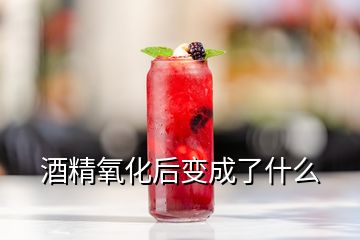 酒精氧化后變成了什么