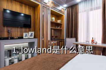 1. lowland是什么意思