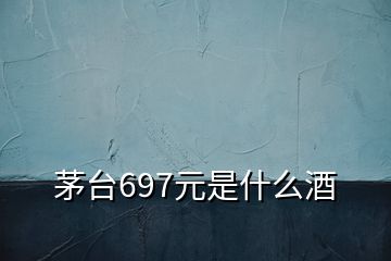 茅臺697元是什么酒