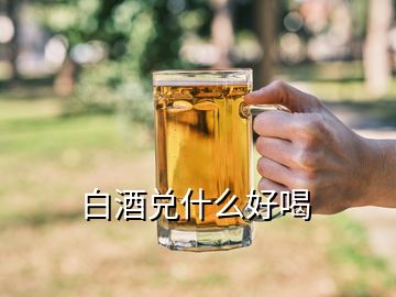 白酒兌什么好喝