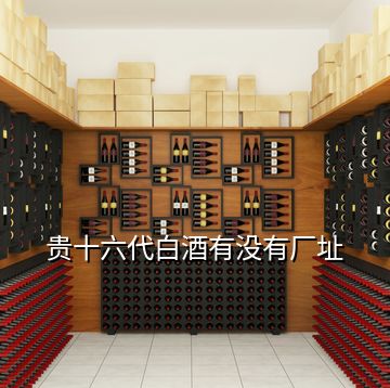 貴十六代白酒有沒(méi)有廠址